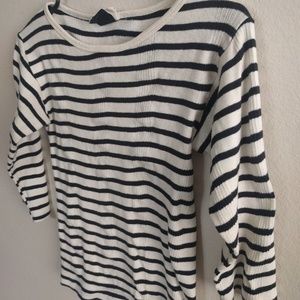 Edith A Miller Tops - Edith A. Miller Striped 3/4 Sleeve Top Edith A Miller Tops - Edith A. Miller Striped 3/4 Sleeve Top